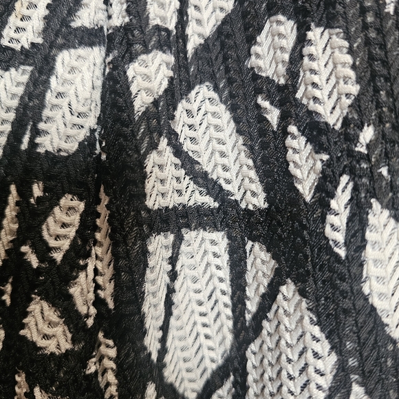 Mona Leah Couture open face mesh 3/4 sleeve jacket. Shoulder pads. Small - Picture 6 of 7